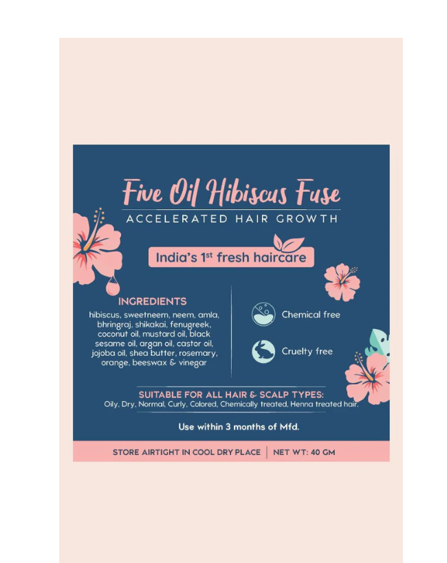 Nat Habit Five Oil Hibiscus NutriMask