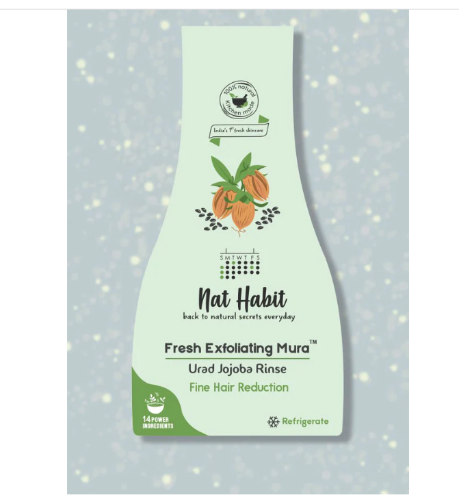 Nat Habit Urad Jojoba Exfoliating Mura