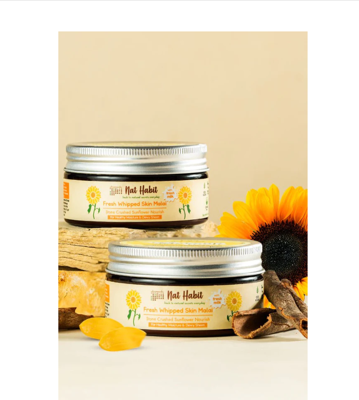 Nat Habit Stone Crushed Sunflower Skin Malai
