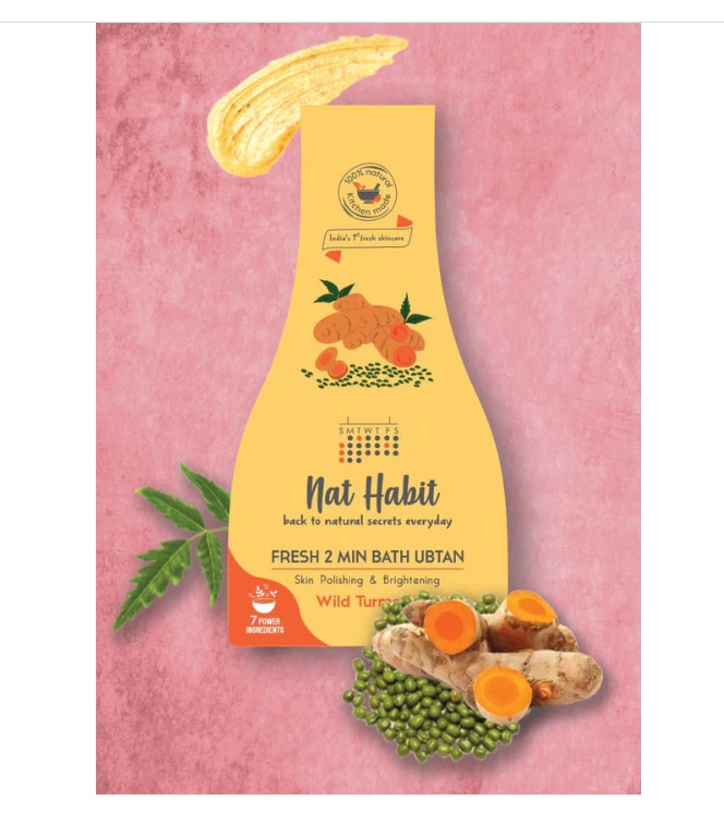 Nat Habit Wild Turmeric Bath Ubtan