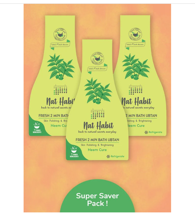 Nat Habit Neem Cure Bath Ubtan