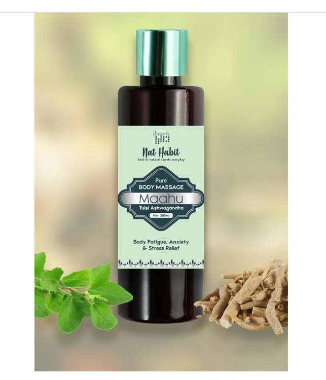 Nat Habit Pure Tulsi Ashwagandha Maahu