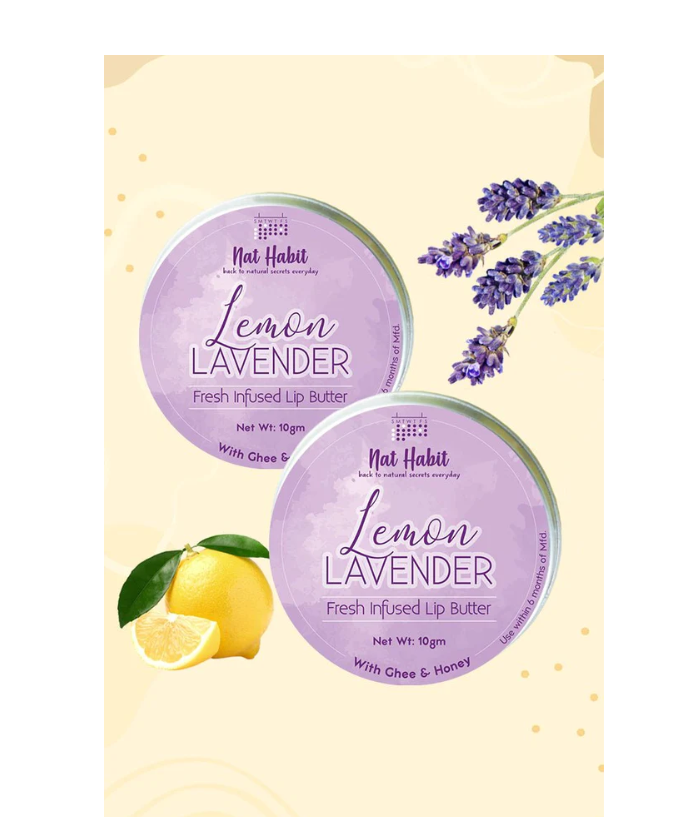 Nat Habit Lemon Lavender Lip Butter