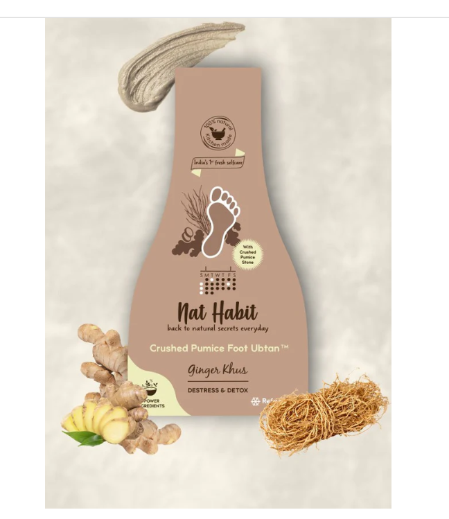 Nat Habit Ginger Khus Foot Ubtan