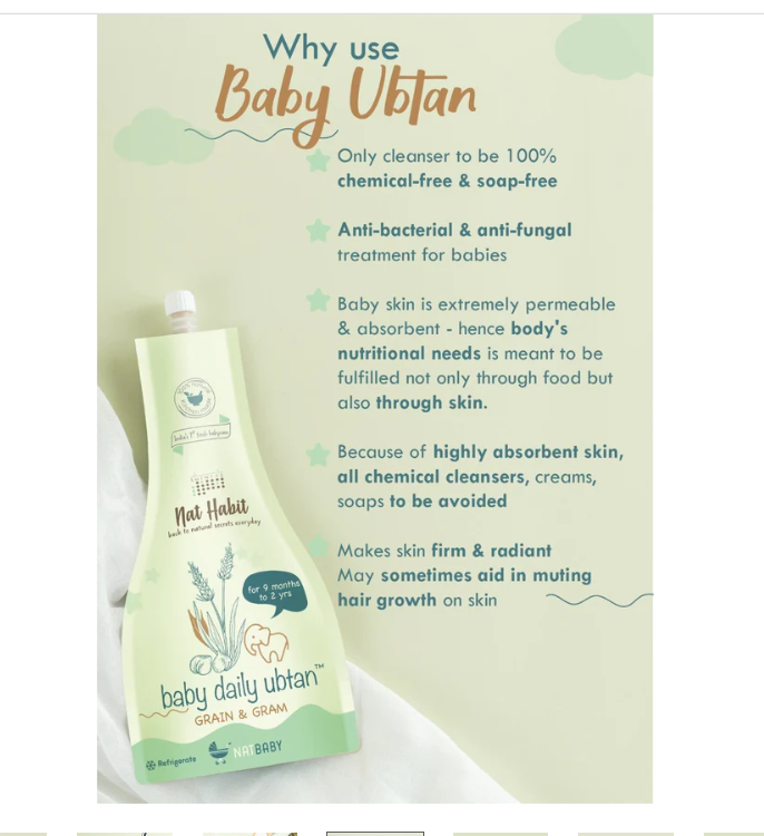 Nat Habit Baby Daily Ubtan Grain & Gram