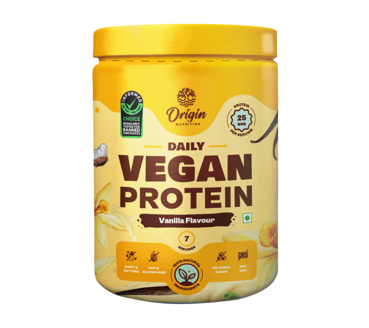 Origin Nutrition Natural Vegan Plant Protein Powder