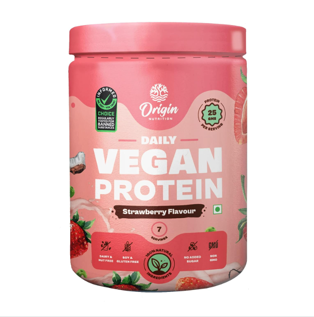 Origin Nutrition Natural Vegan Plant Protein Powder