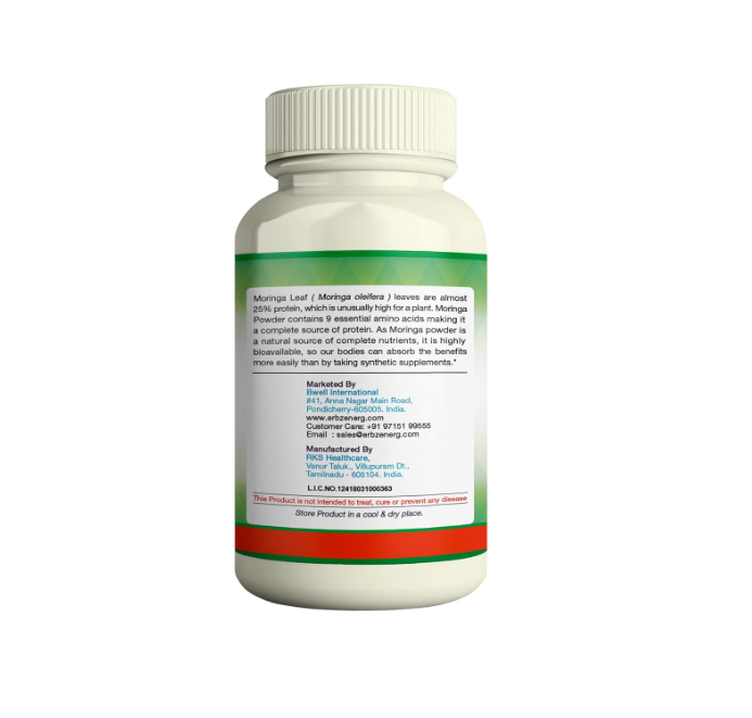 Erbzenerg Moringa/moringa Oleifera - 60 Capsules