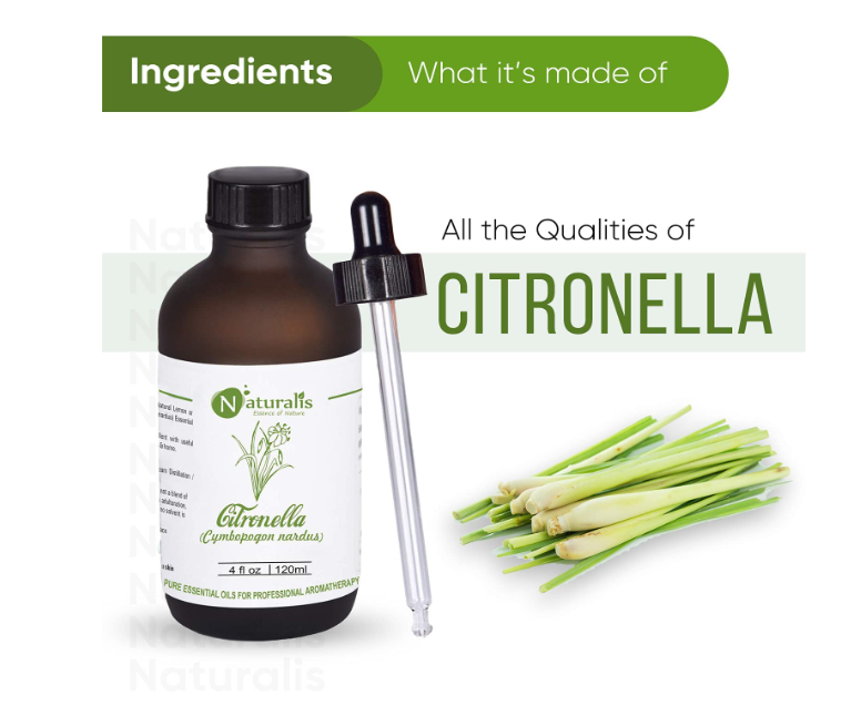Naturalis Citronella Essential Oil - 120 ml