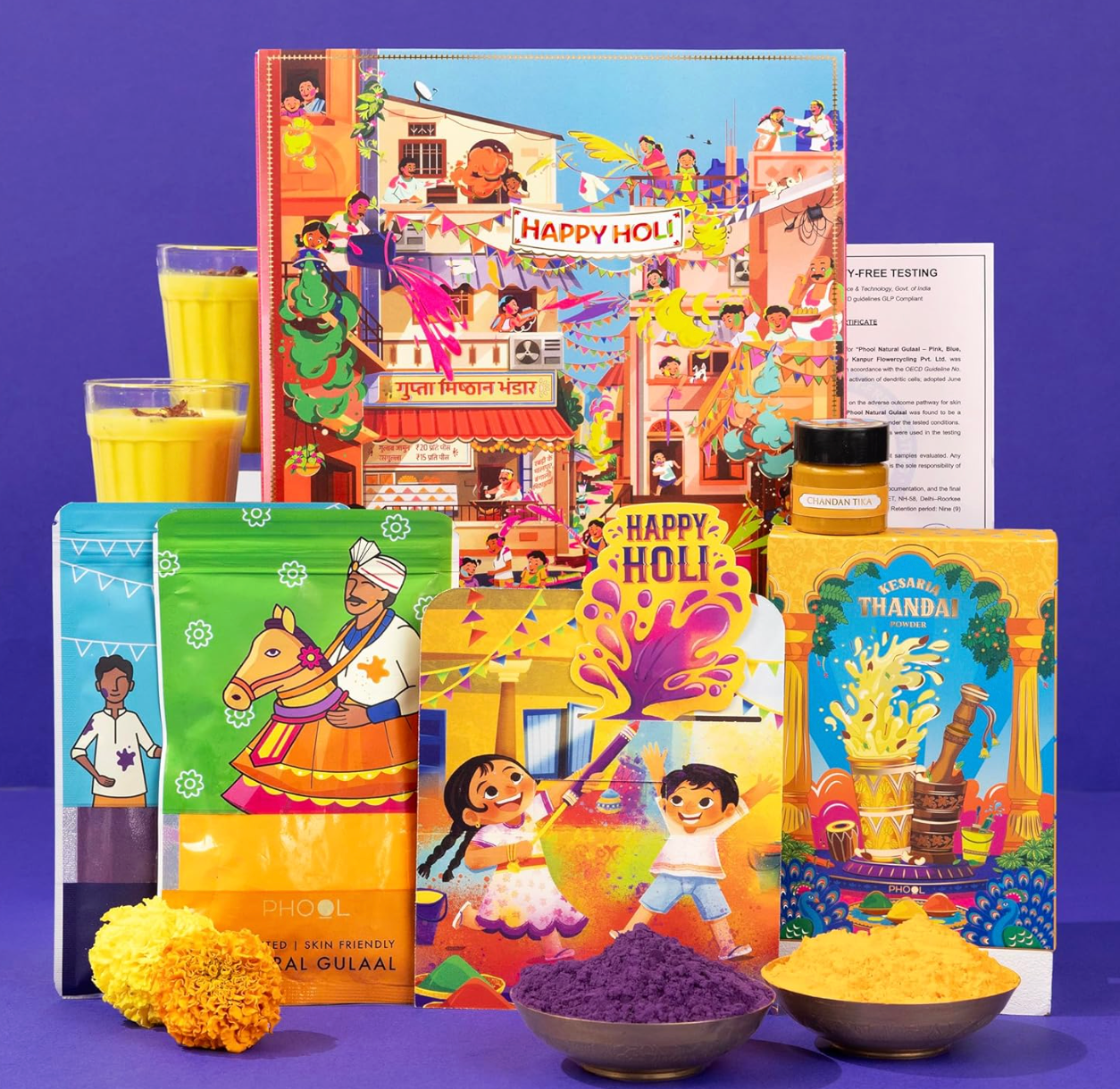 Phool Holi Mohalla Pop-up Gulaal Box
