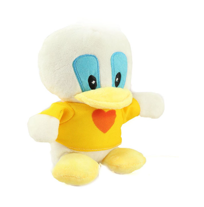Tickles Cute Little Duck Stuffed Soft Plush Toy for Kids Color White 15 cm