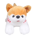 Tickles Beige Prime Soft Dressed Laying Husky Dog 32 cm