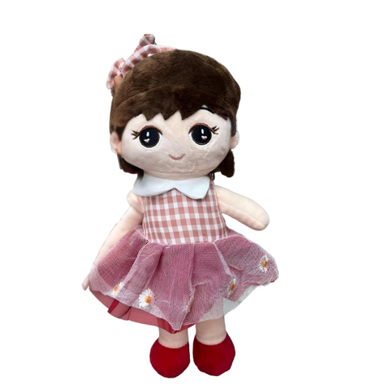 Tickles Soft Doll Stuffed Plush Toy for Kids 30 cm Color Red