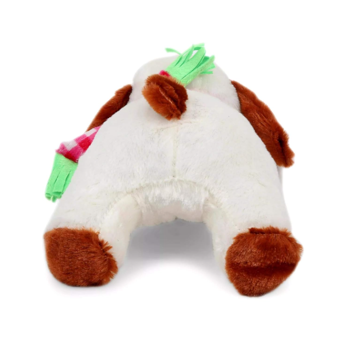 Tickles Adroable Lying Dog with Baby Stuffed Soft Plush Animal Toy 20 cm