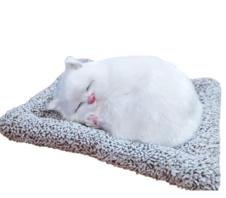 Tickles Sleeping Dog On Carpet Silicone Animal Toy 15 cm
