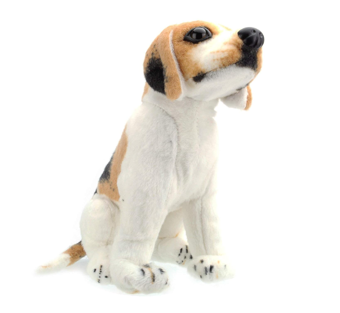 Tickles Beagle Sitting Dog Soft Plush Stuffed for Kids 22 cm