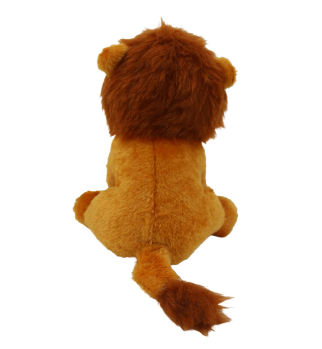 Tickles Standing Lion Soft Stuffed Plush Animal Toy for Kids Color Brown 18 cm