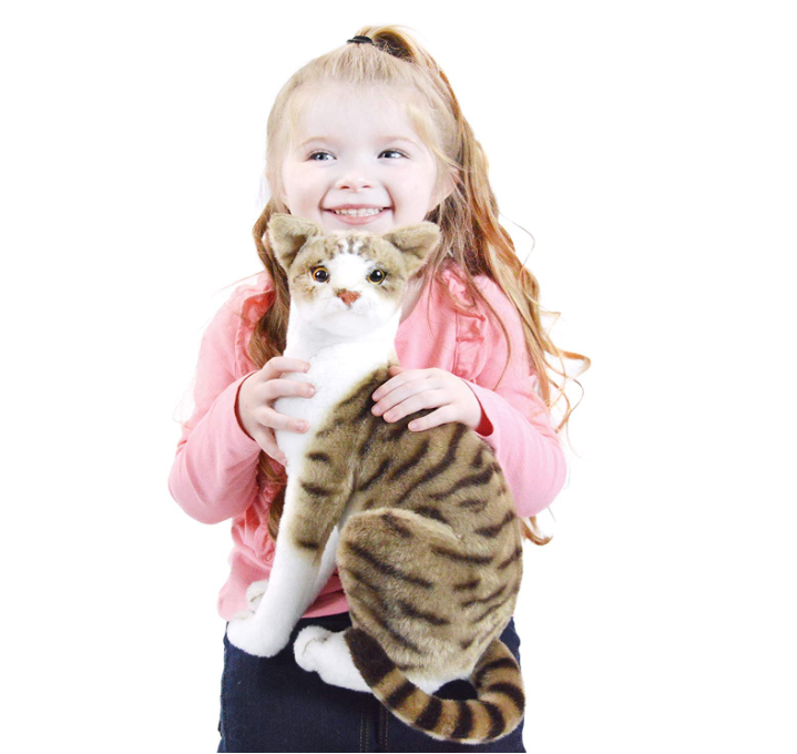Tickles Cute Cat Soft Stuffed Plush Animal Toy for Kids 28 cm