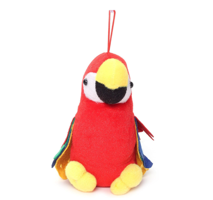 Tickles Parrot Soft Stuffed Plush Bird Toy for Kids 20 cm