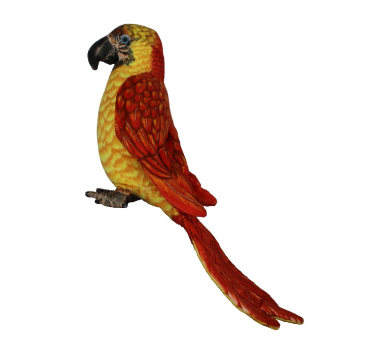 Tickles Parrot Soft Stuffed Plush Bird Toy for Kids 20 cm