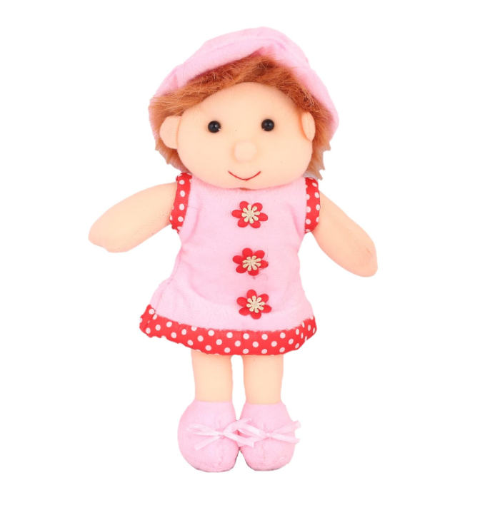Tickles Princess Rag Soft Doll with Hat Stuffed Plush Toy for Kids Girls 35 cm
