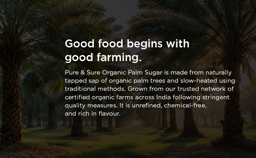 Pure & Sure Organic Palm Sugar
