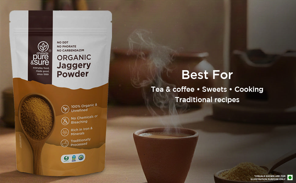 Pure & Sure Organic Jaggery Powder