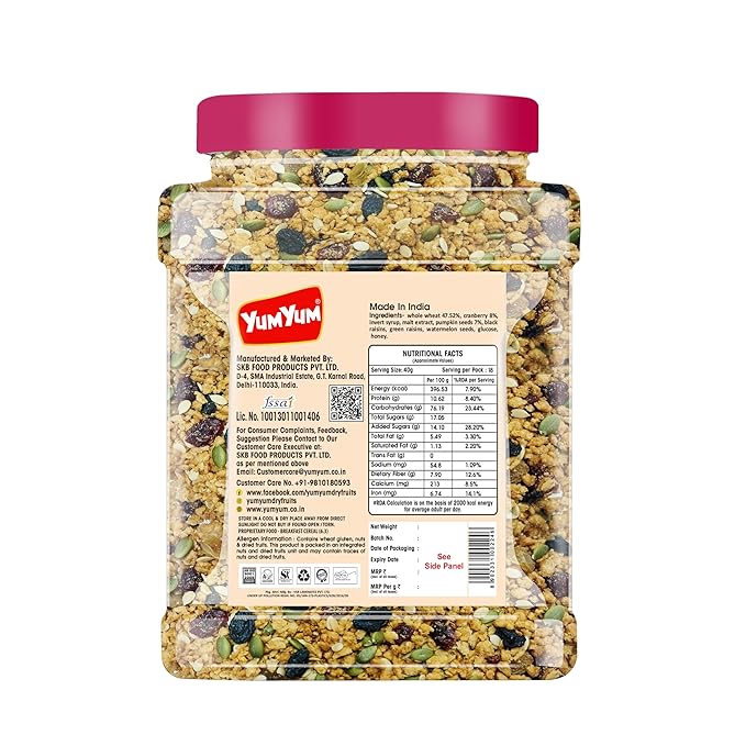 Yum Yum Berries & Seeds Muesli Jar