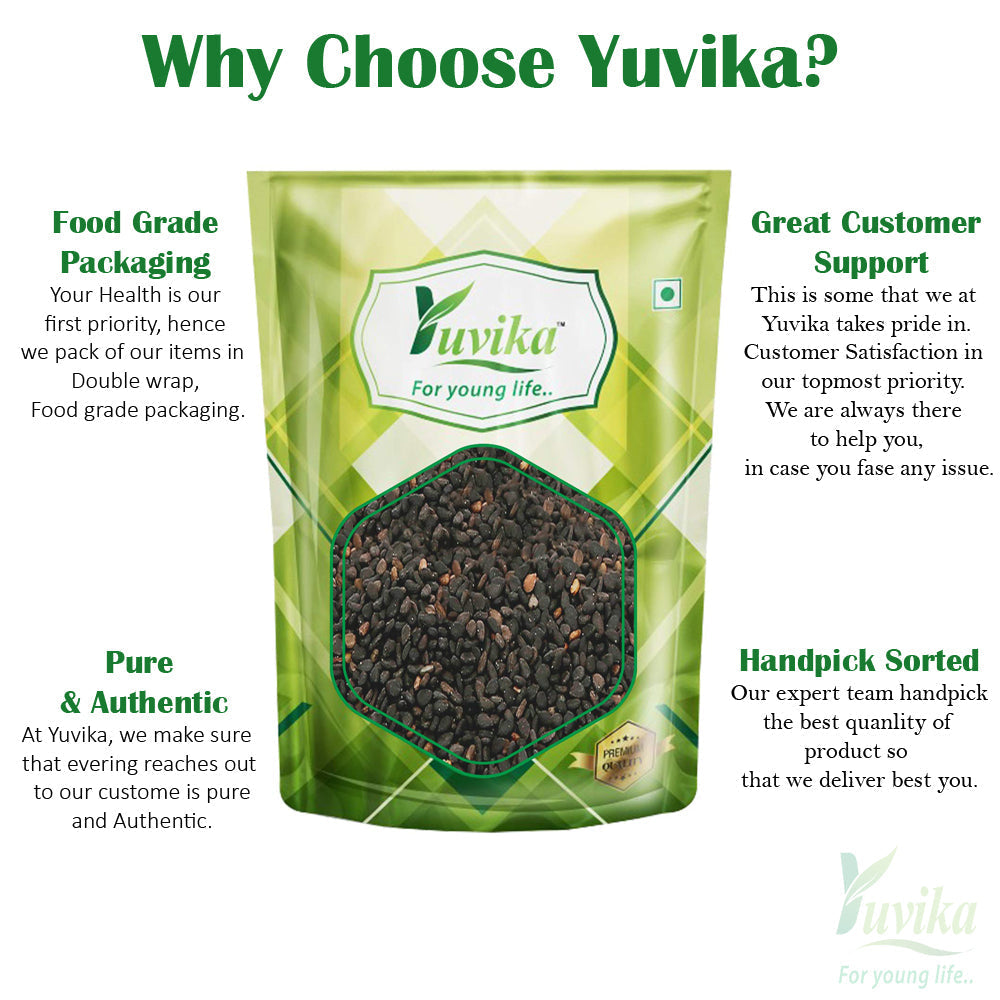 Yuvika Til Kala Spl (Edible Seeds) - Sesamum indicum - Black Sesame Seeds