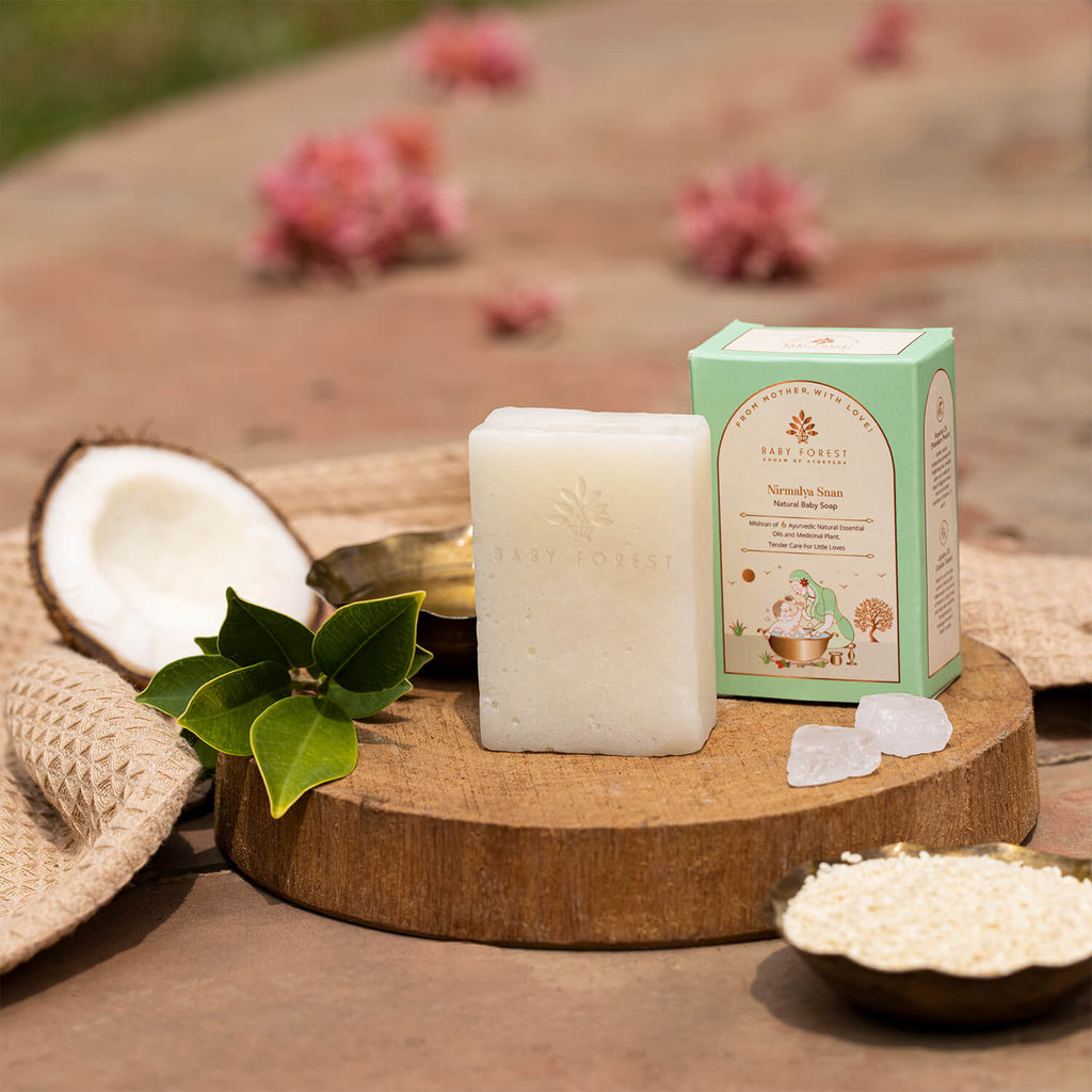 Baby Forest Nirmalya Snan Natural Baby Soap - Pack of 3