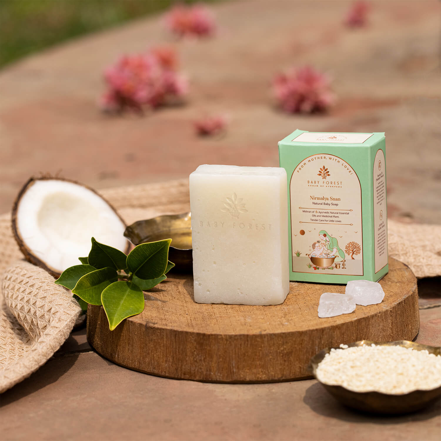 Baby Forest Nirmalya Snan Natural Baby Soap - Pack of 3