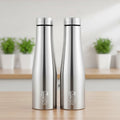 Classic Essentials Stainless Steel Inox Carbo Bolt Matt Finish Water Bottle 1000ml (Pack of 2)