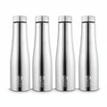 Classic Essentials Stainless Steel Inox Carbo Bolt Matt Finish Water Bottle 1000ml (Pack of 4)