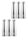 Classic Essentials Stainless Steel Inox Carbo Bolt Matt Finish Water Bottle 1000ml (Pack of 6)