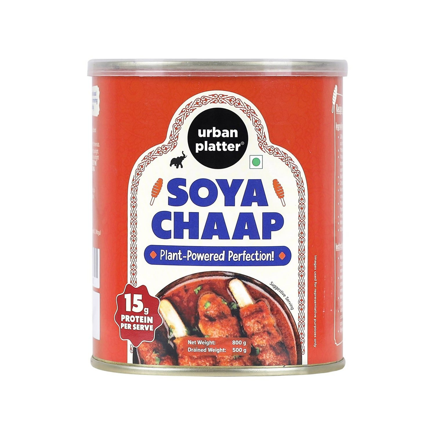 Urban Platter Soya Chaap Plant Based Bean