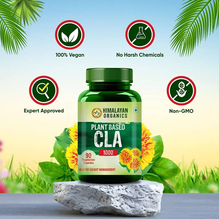 Himalayan Organics Plant Based CLA 1000 Capsules - 90 caps