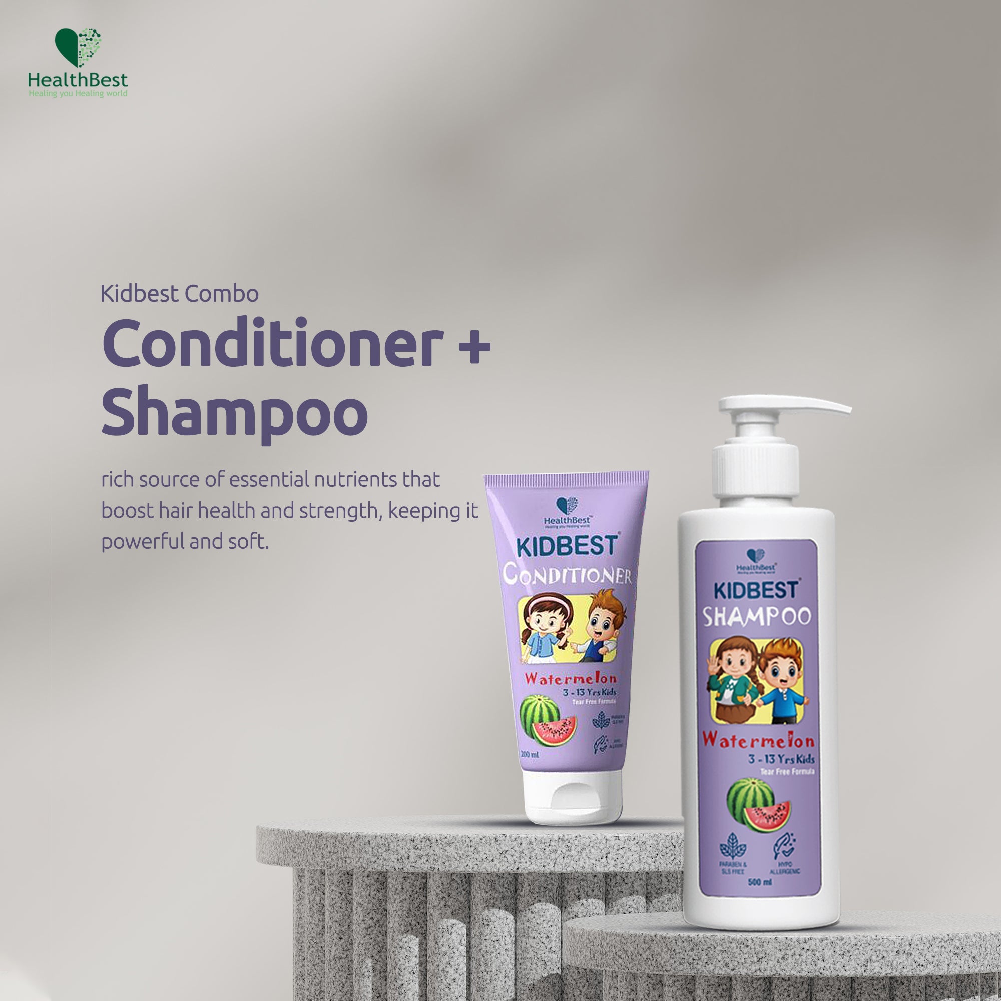 Health Best Kidbest Shampoo & Conditioner Combo