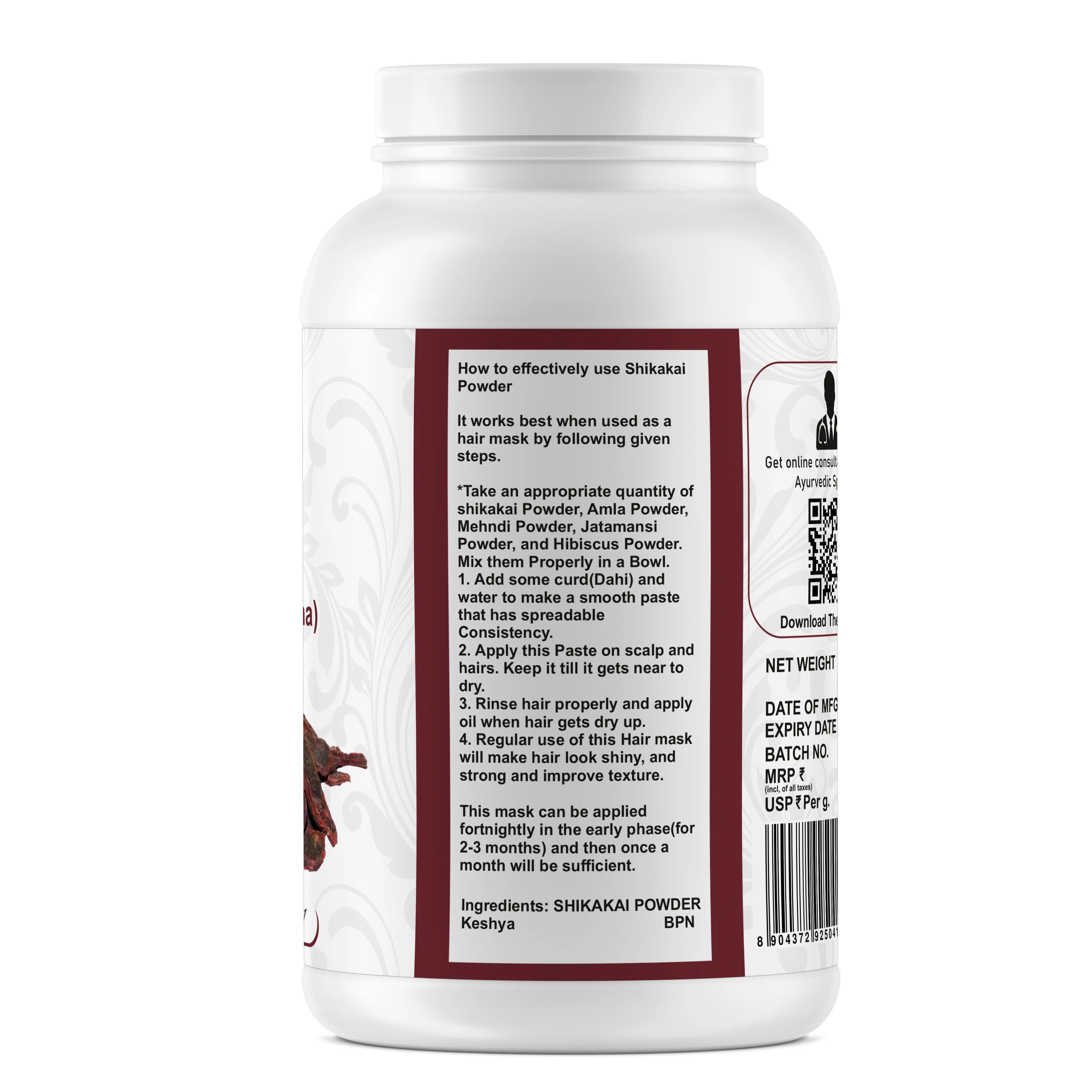 Yuvika Shikakai Powder - Acacia Concinna - 100 gms