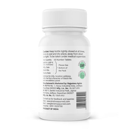 Krishna'S Herbal & Ayurveda SJ Ashwagandha Tablets