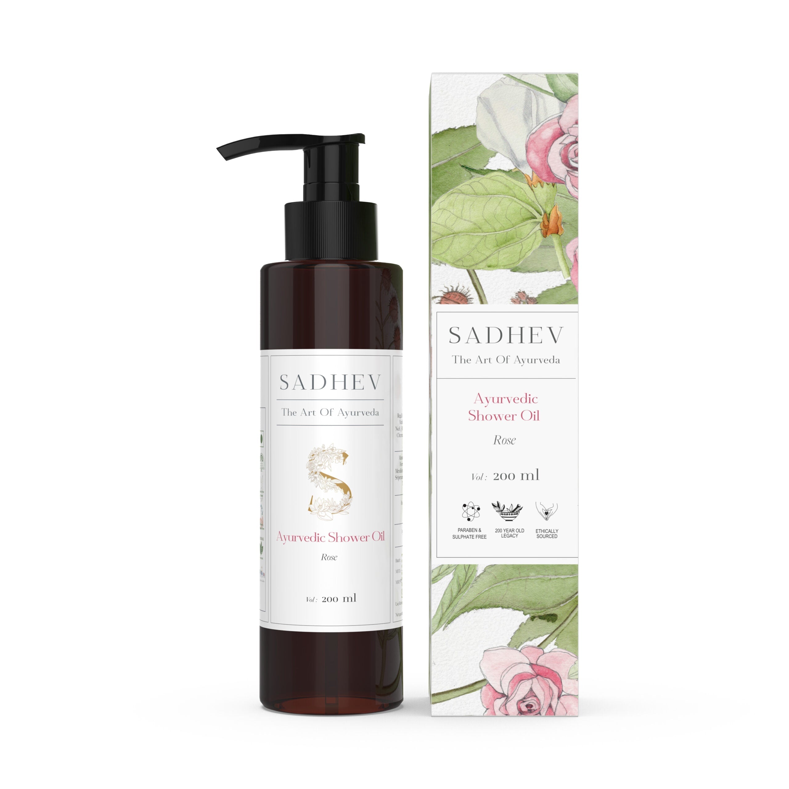 Sadhev Rose Shower Oil