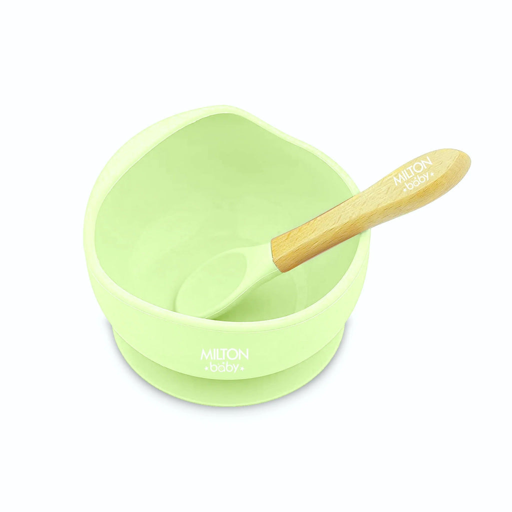 Milton Silicone Suction Bowl with Spoon for Baby