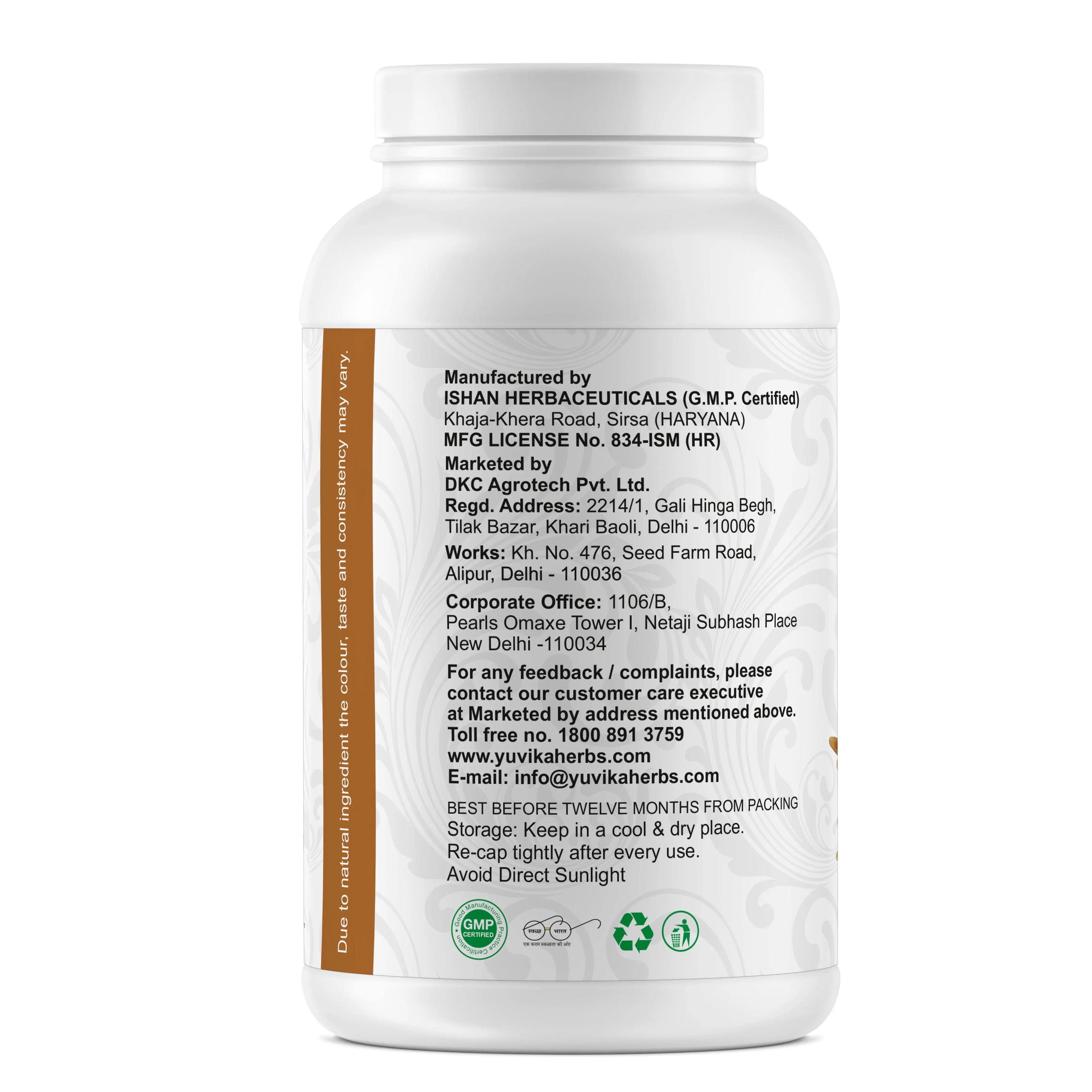 Yuvika Sitawar Pili Powder Indian Asparagus - 100 gms