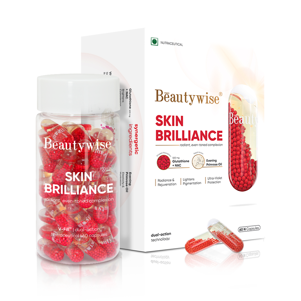 Beautywise Skin Brilliance 500mg Glutathione in EPO - 60 tabs