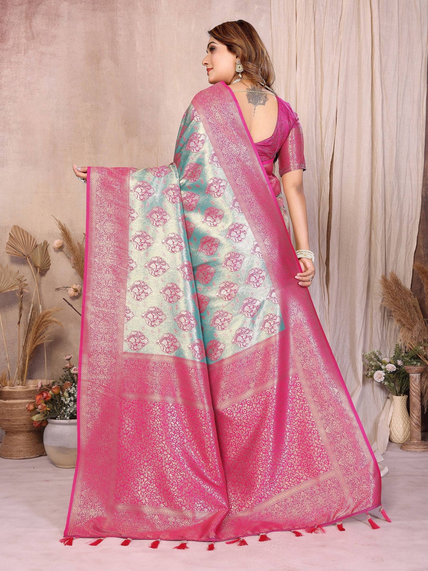 Anaita Banarasi Tissue Silk Saree