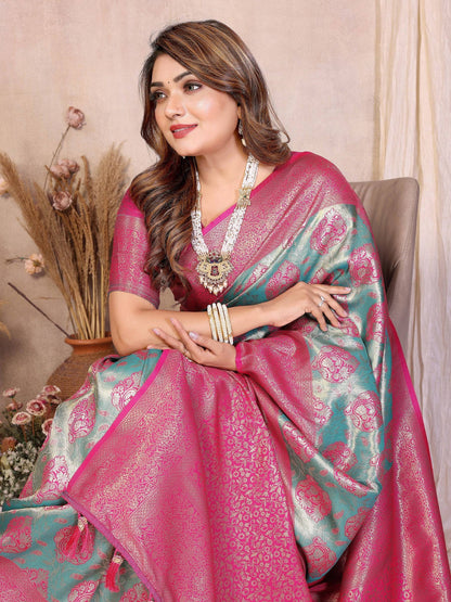 Anaita Banarasi Tissue Silk Saree