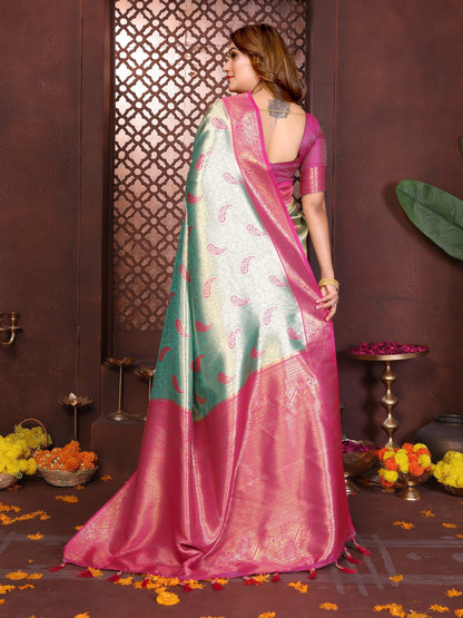 Anaita Banarasi Tissue Silk Saree