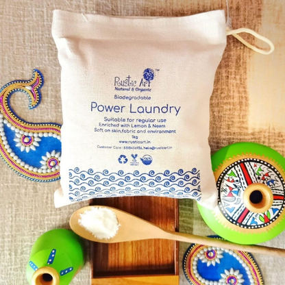 Rustic Art Biodegradable Power Laundry Detergent Powder