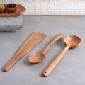 Zishta South Indian Breakfast Neem Wooden Ladle Set