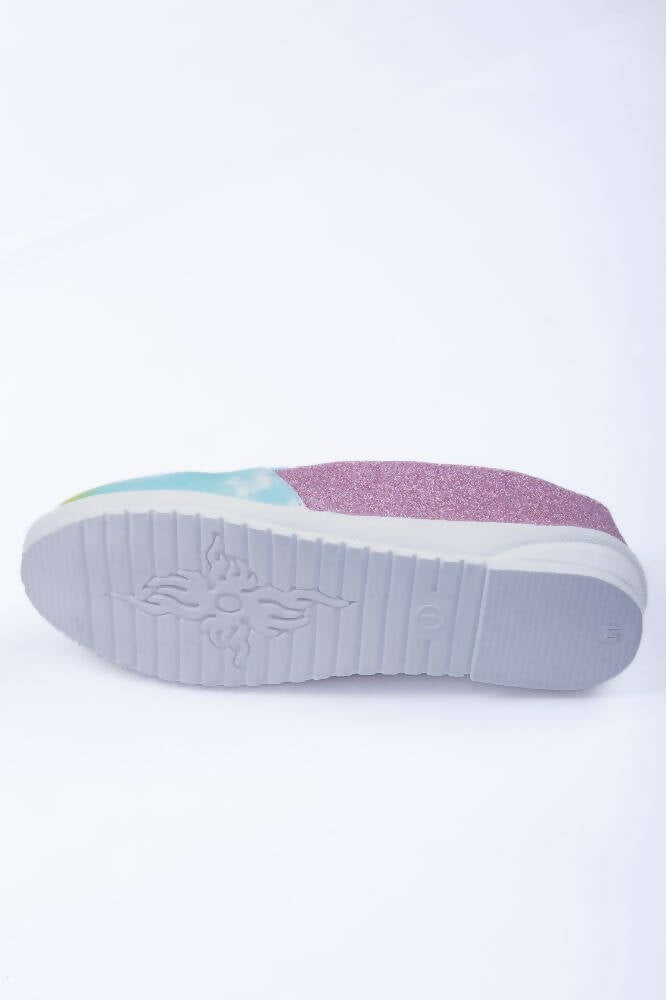 Tiny Bugs Multi Color Girls Prited Flat Causal Wear Ballerinas