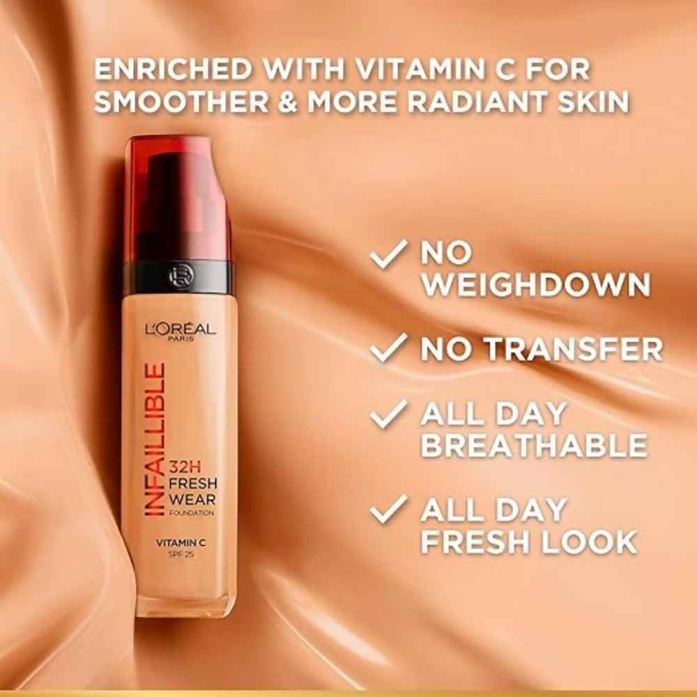 L'Oreal Paris Liquid Foundation - 145 Rose Beige